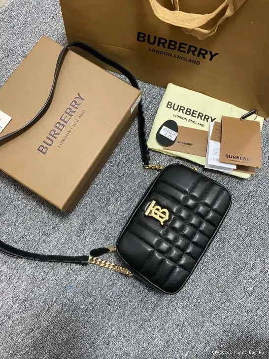 Official First Bag Ru Lola BURBERRY Bag MINI Camera 0523
